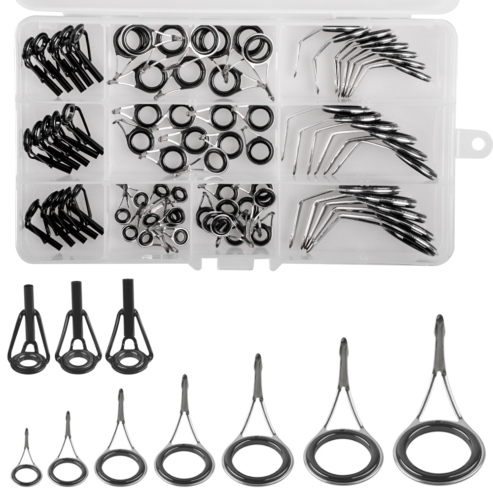 Fishing Equipment Shop - Angelrutenführungen, Ersatzset für Angelrutenspitzen, Reparatursatz für