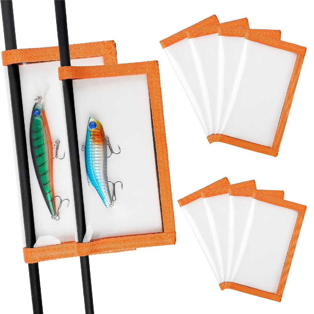 Fishing Equipment Shop - 4Pcs Angeln Locken Wraps Langlebig Klar