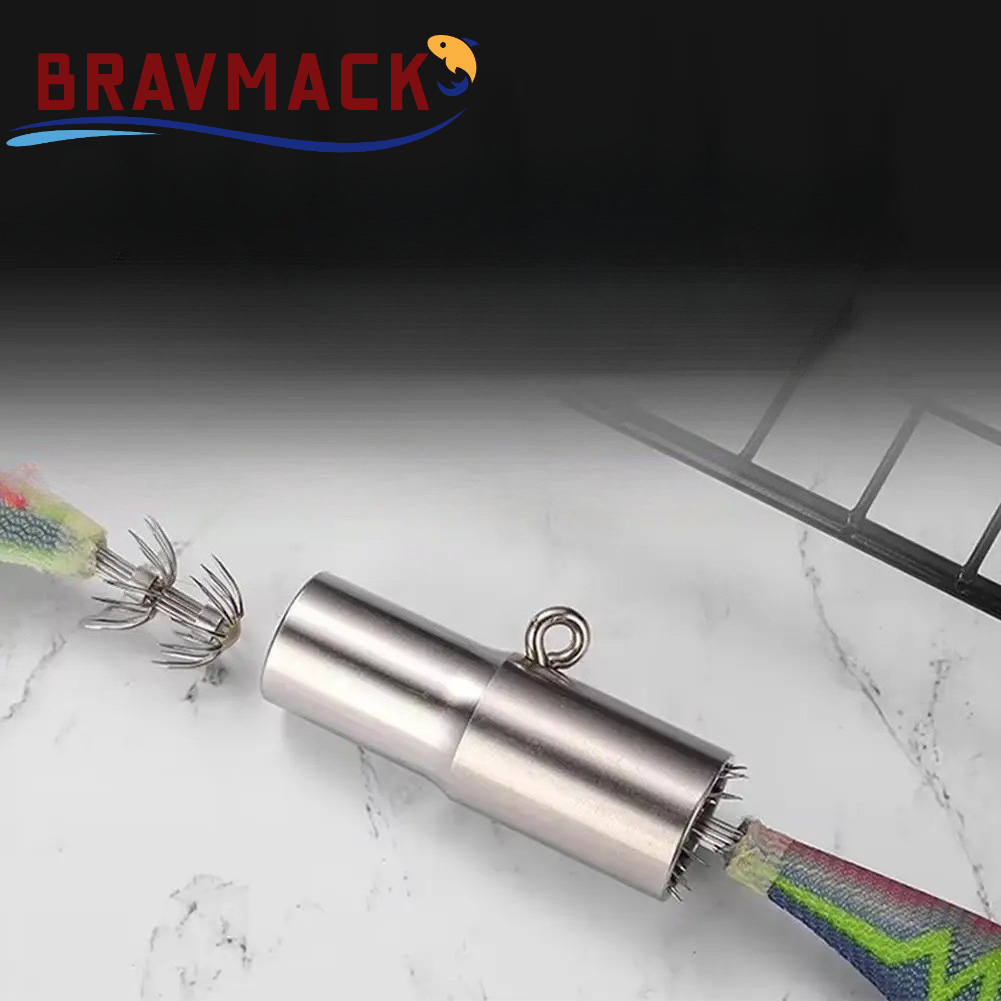 Fishing Equipment Hook - BRAVMACK Tintenfischhaken-Korrektur-Nadel, Edelstahl-Reparaturwerkzeug für Oktopus-Haken, Karpfenangelzubehör