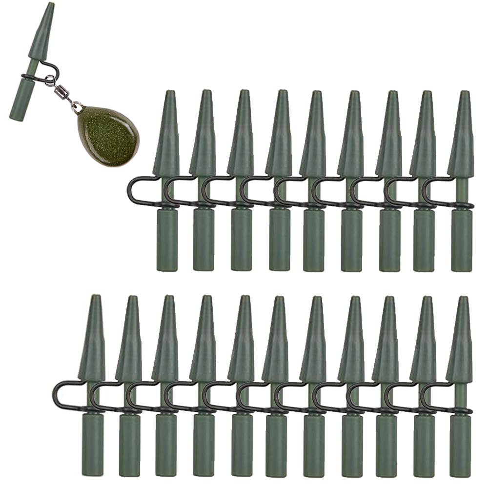 Fishing Equipment Shop - 20Pcs Karpfen sicherheit blei clip &