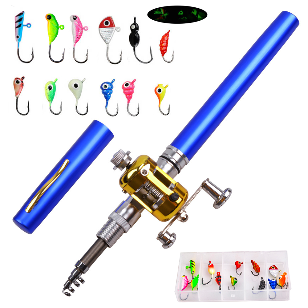 Fishing Equipment Shop - Mini Eis Angelrute Combo mit 12