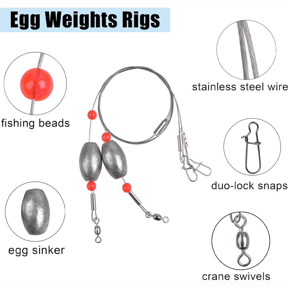 2 Stücke Angeln Ei Sinker Gewi – Fishing Equipment Shop Bewertung und Preis
