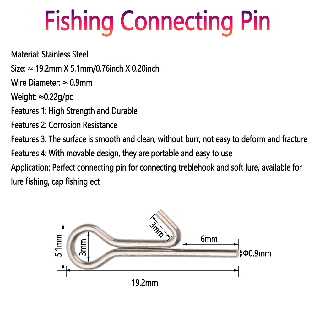 50/100 Stück Angelköder-Stinge – Fishing Equipment Hook Bewertung und Preis