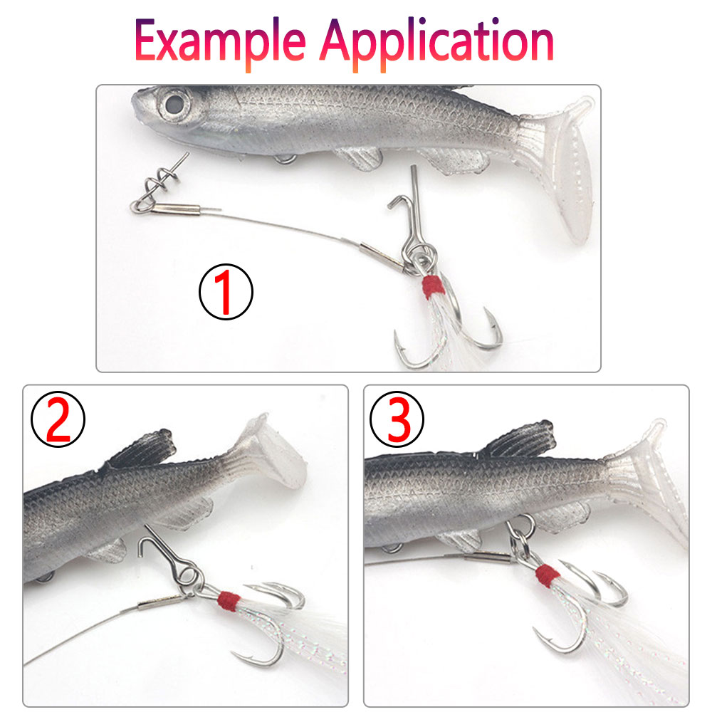 50/100 Stück Angelköder-Stinge – Fishing Equipment Hook Bewertung und Preis