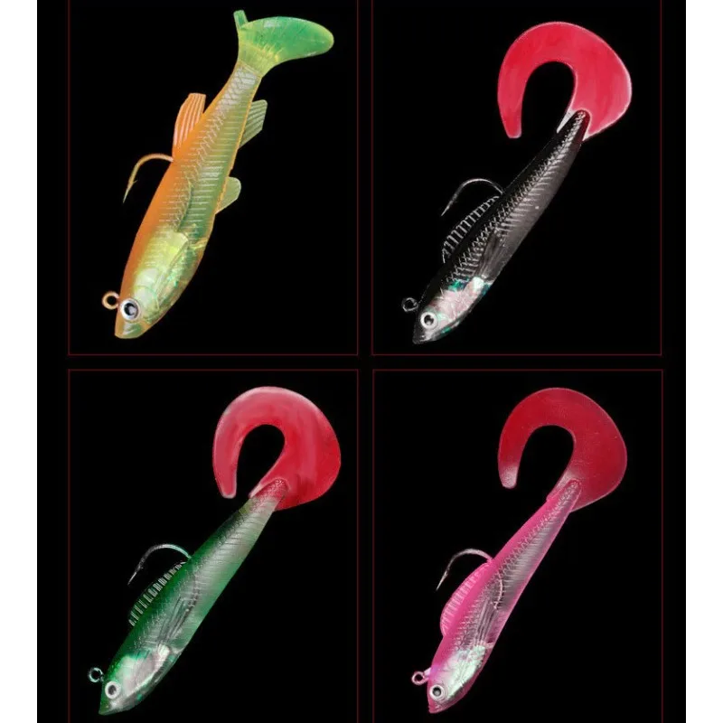 10 Stück Köder mit T-Schwanz,  – Fishing Equipment Online Bewertung und Preis
