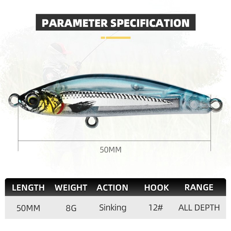 BLUX EXILE 50 Sinking Gravity  – Bass Fishing Lure Bewertung und Preis