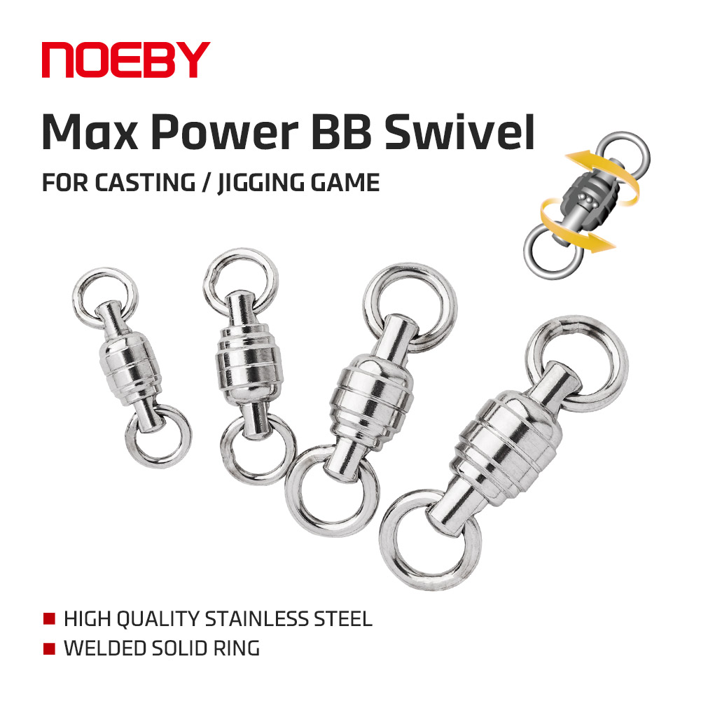 NOEBY Max Power BB Wirbel Hoch – Fishing Equipment Tackle Bewertung und Preis