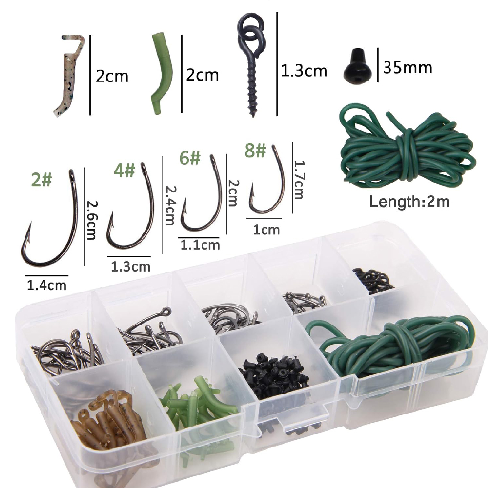 121 stücke Karpfen Angeln Rigs – Fishing Equipment Shop Bewertung und Preis