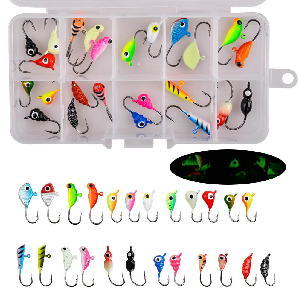 24Pcs eis angeln getriebe Kit  – Fishing Equipment Shop Bewertung und Preis