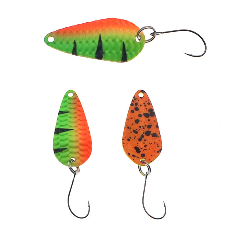 Angeln Trout Löffel Einzel Hak – Bass Fishing Lure Bewertung und Preis