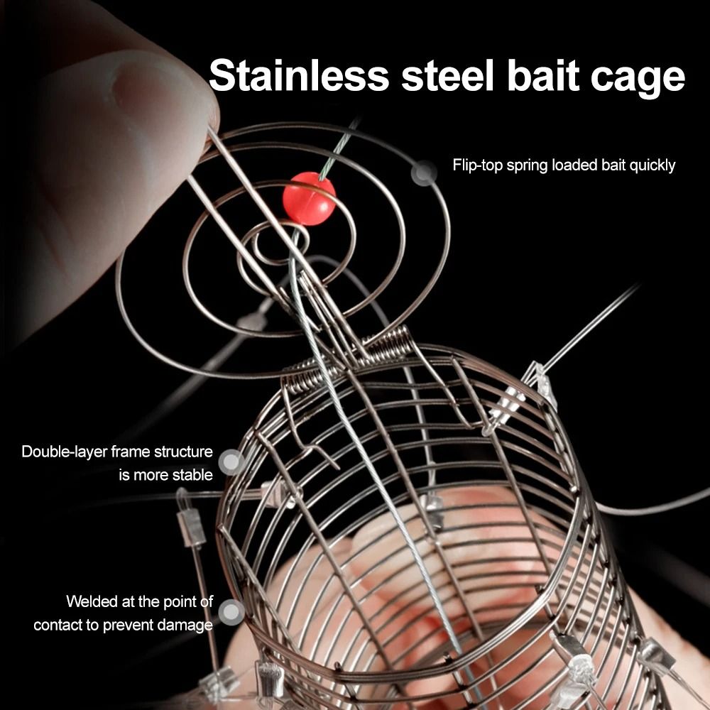Edelstahl-Krabbenfalle mit 8 S – Fishing Equipment Tackle Bewertung und Preis