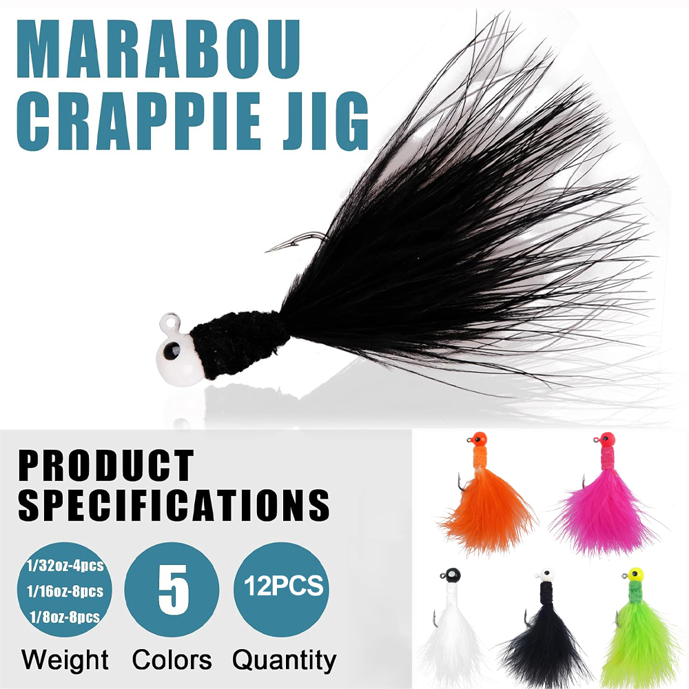 12 Stück Jigköpfe zum Angeln v – Fishing Equipment Shop Bewertung und Preis