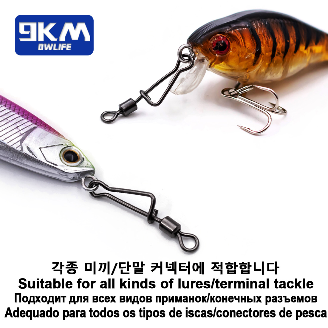 9KM Barrel Swivel Italian Snap – Fishing Equipment Tackle Bewertung und Preis