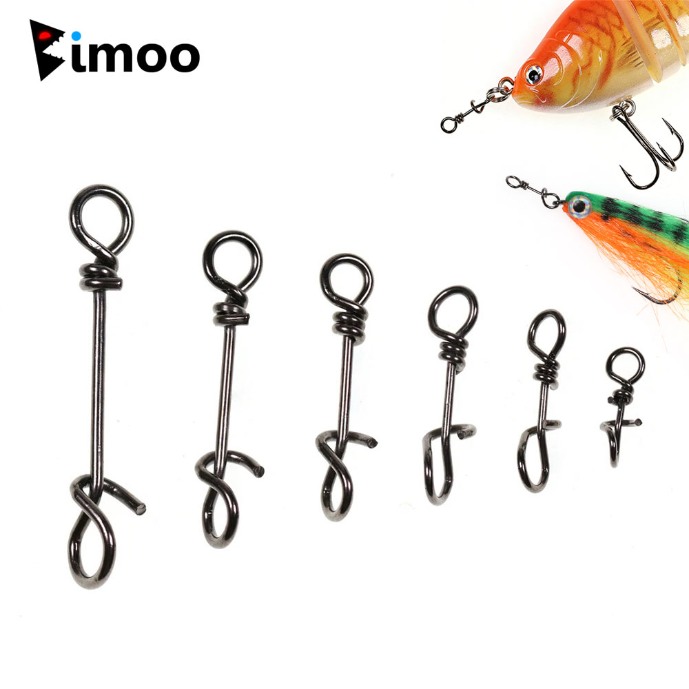 Bimoo 50 Stück Edelstahl Schne – Fishing Equipment Tackle Bewertung und Preis