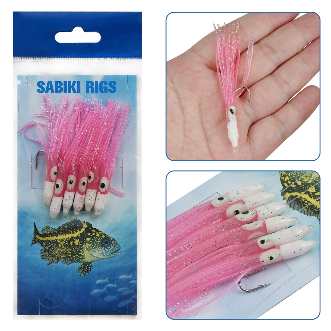 6er-Pack Schnur-Angelhaken, 6- – Fishing Equipment Shop Bewertung und Preis