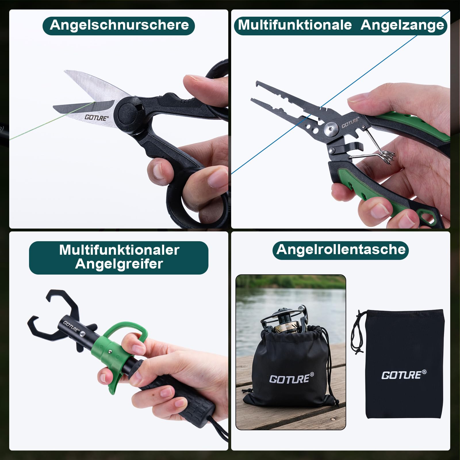 Goture 1,8M-2,7M Carbon Telesk – Bass Fishing Lure Bewertung und Preis