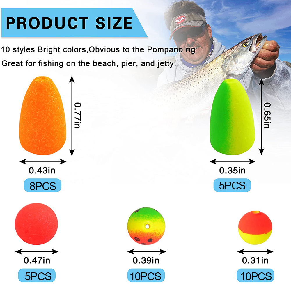138Pcs Pompano Rigs Schwimmt P – Fishing Equipment Shop Bewertung und Preis