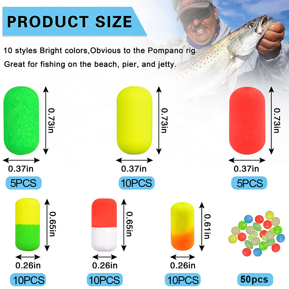 138Pcs Pompano Rigs Schwimmt P – Fishing Equipment Shop Bewertung und Preis